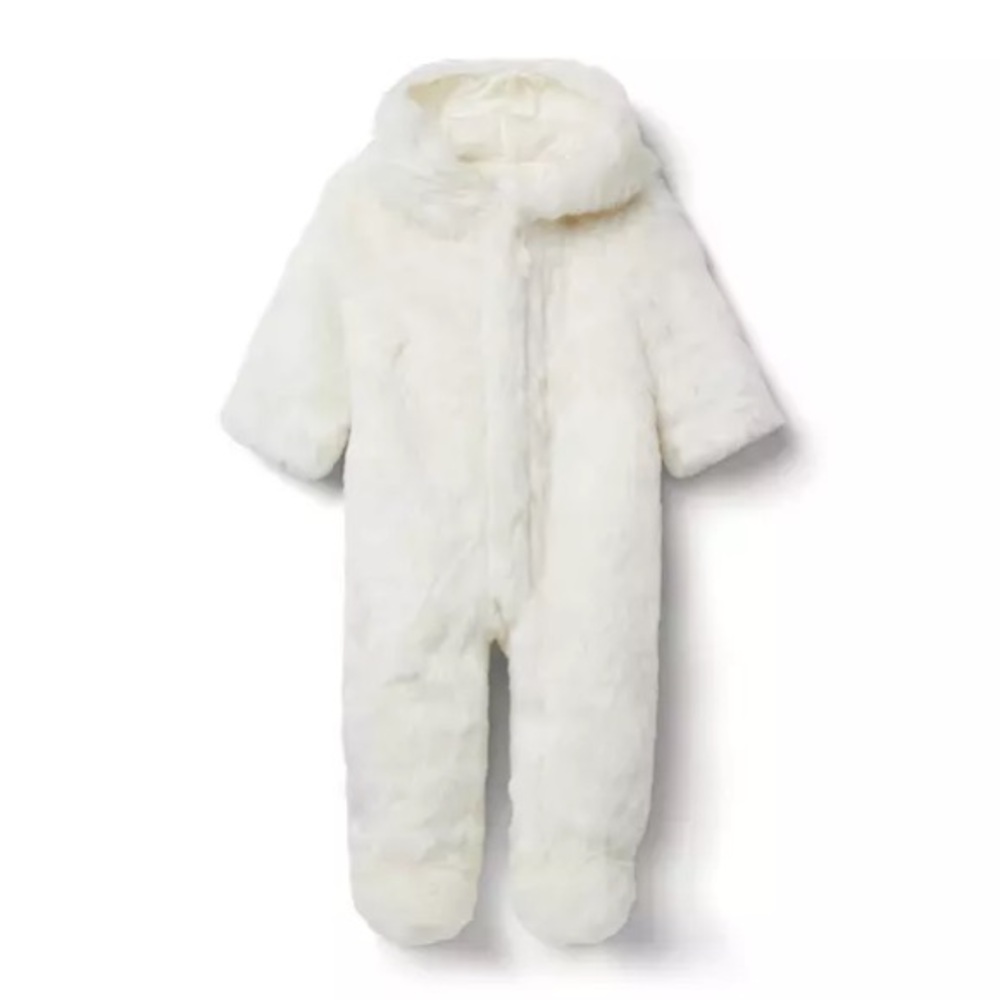 💜$20 FLASH SALE💜Janie and Jack Faux Fur 1 Piece 0-3M